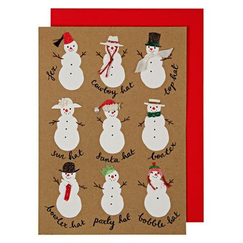 1 Carte De Voeux Bonhommes De Neige Pour L Anniversaire De Votre Enfant Annikids