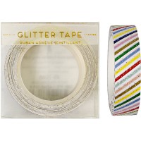 Ruban adhsif Rayures Multicolores Glitter