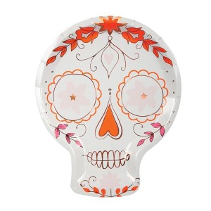 8 Assiettes Calavera Fantaisie