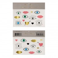 Tatouages Bijoux - Yeux / Bouche / Coeur