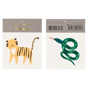 2 Tatouages Serpent / Tigre
