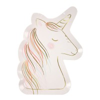 8 Assiettes Sweet Licorne