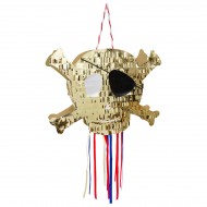 Pull Pinata Tête de Mort - Golden Pirate