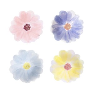 8 Petites Assiettes Fleurs de Printemps (19,5 cm)