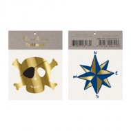 2 Tatouages Golden Pirate