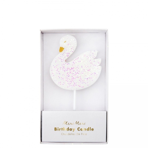 Grande Bougie Cygne 12 Cm Pour L Anniversaire De Votre Enfant Annikids