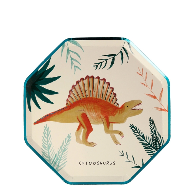 8 Petites Assiettes - Royaume des Dinosaures 