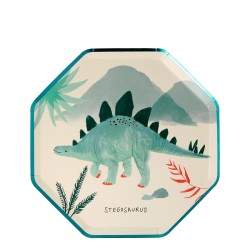 8 Petites Assiettes - Royaume des Dinosaures. n1