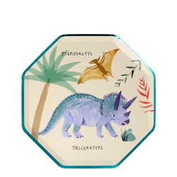 8 Petites Assiettes - Royaume des Dinosaures. n7