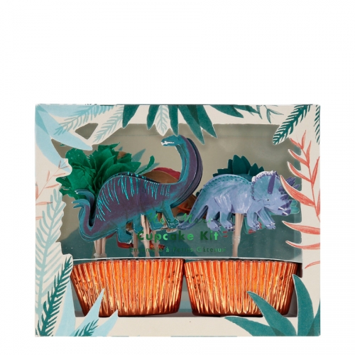 Kit 24 Caissettes et Dco Royaume des Dinosaures 