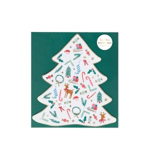 5 Planches de Minis Stickers Noël