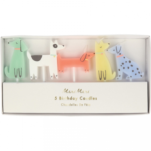 5 Bougies Chiens 