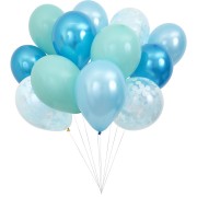 Kit 12 Ballons Bleus