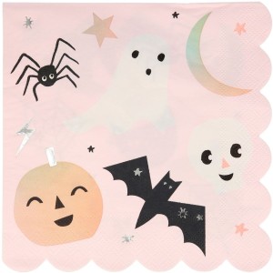 16 Serviettes Halloween Pastel