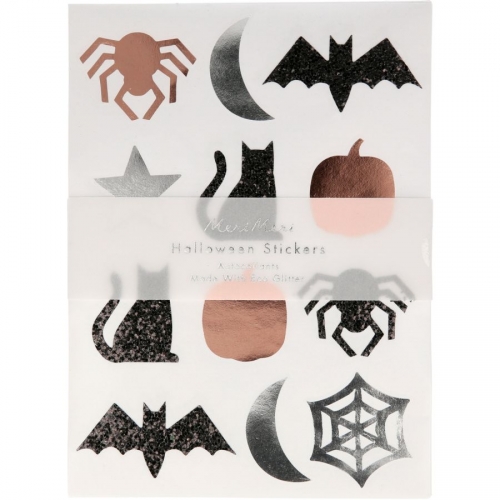 Set de 10 Planches de Stickers Halloween Vintage 