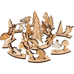 Calendrier de l'Avent - Animaux de la Fort - Bois