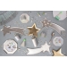 4 Plateau Etoiles Filantes Argent. n2