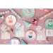 8 Assiettes Renne Pastel. n6