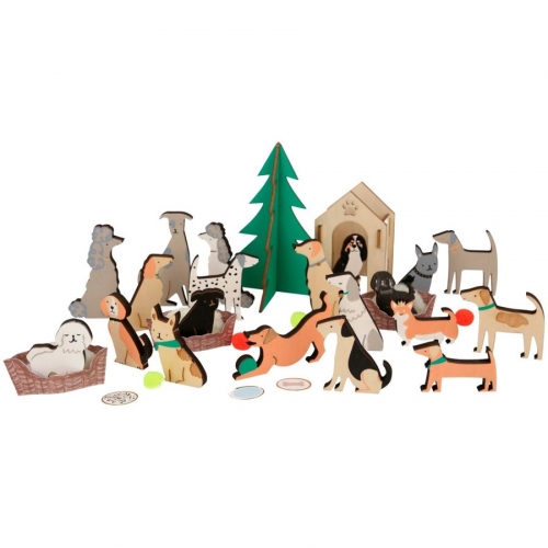 Calendrier de l Avent - Chiens de Nol 