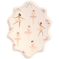 8 Assiettes Ballerines