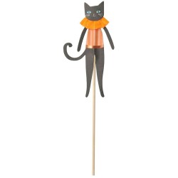 4 Cake Toppers -  Halloween Rtro. n3