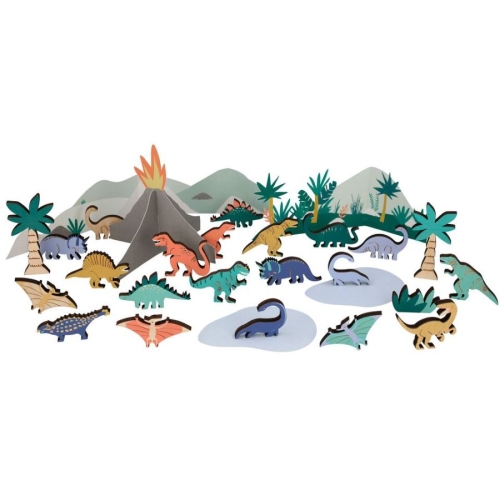 Calendrier de l Avent Dinosaures - Bois 