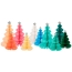 Set de 10 Dcorations de Table Sapins  Dplier Multicolore