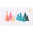 Set de 10 Dcorations de Table Sapins  Dplier Multicolore