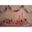Set de 10 Dcorations de Table Sapins  Dplier Multicolore
