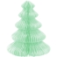 Set de 10 Dcorations de Table Sapins  Dplier - Vert/Blanc