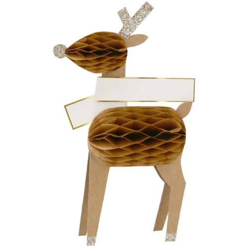 8 Marque-places Rennes en papier - Nid d Abeille 