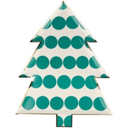 8 Assiettes Sapins. n°3