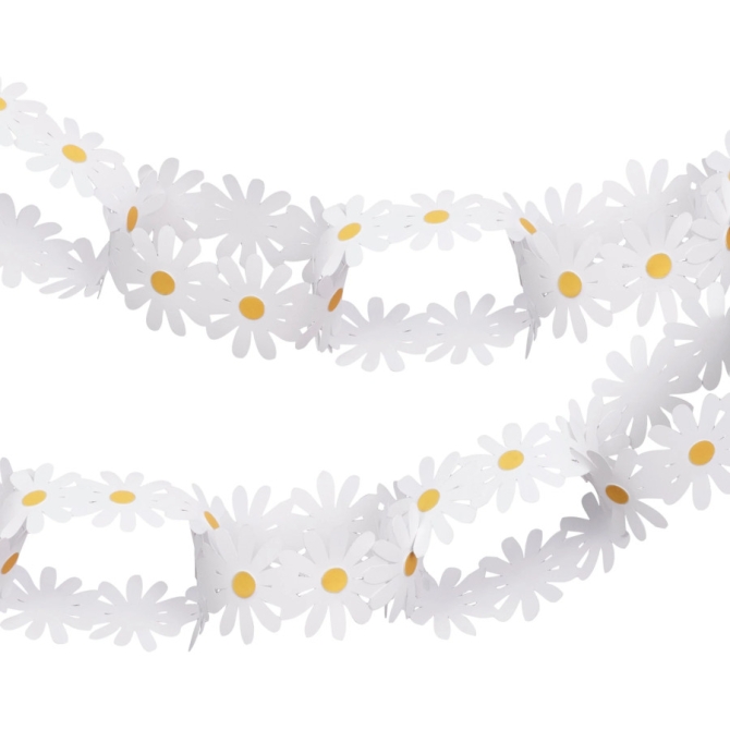 Guirlande Marguerites - Papier 