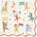 16 Serviettes La Parade des Animaux. n2