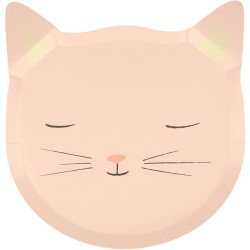 8 Assiettes Chat Pastel. n°2