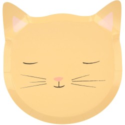 8 Assiettes Chat Pastel. n°3