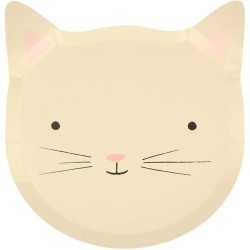 8 Assiettes Chat Pastel. n°4