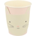 8 Gobelets Chat Pastel. n2