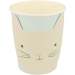 8 Gobelets Chat Pastel. n3
