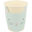 8 Gobelets Chat Pastel