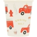 8 Gobelets Camion de Pompier. n1
