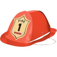 Contient : 1 x 8 Chapeaux Festifs Pompier