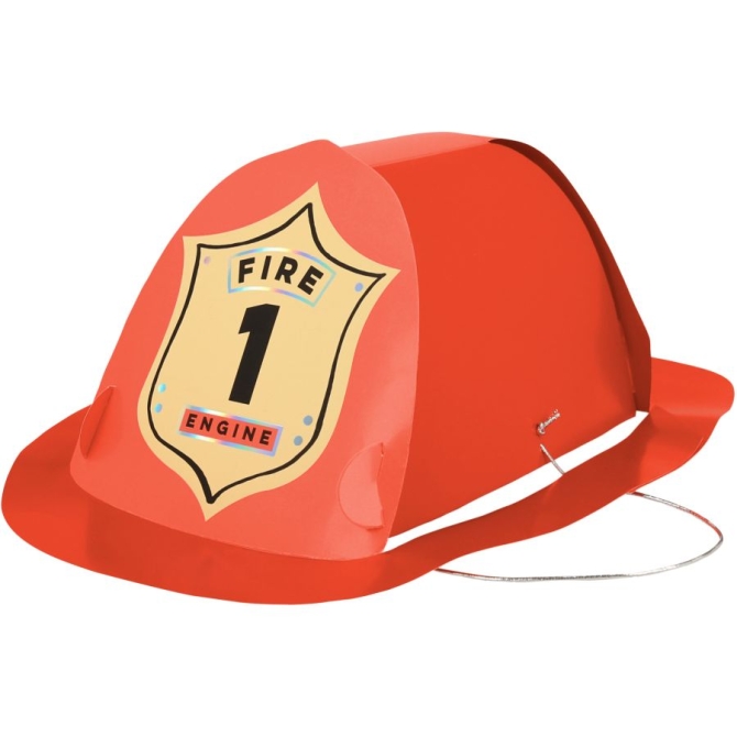 8 Chapeaux Festifs Pompier 