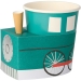 8 Gobelets Train. n3
