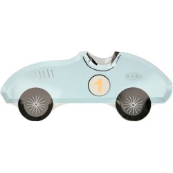 8 Assiettes Voitures de Course. n°1