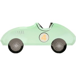 8 Assiettes Voitures de Course. n°2