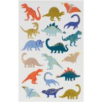 Set de 2 Planches de Tatouages - Royaume des Dinosaures