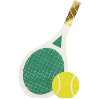 Contient : 1 x 16 Serviettes Tennis