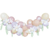 Guirlande Arche de Ballons Pquerettes Pastel