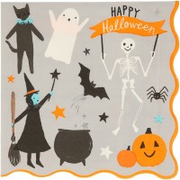 16 Serviettes Happy Halloween